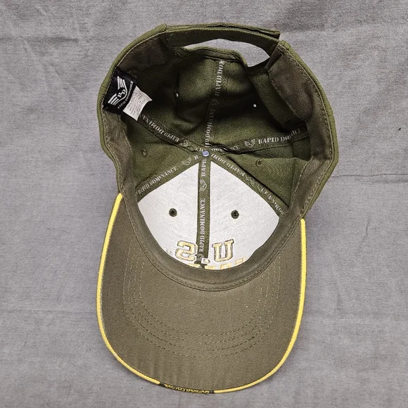 Unisex US Border Patrol Hat Cap Green Adjustable Hook & Loop NWOT - Picture 2 of 3